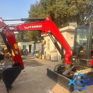 Экскаватор 90% оригинальный гусеничный экскаватор Yanmar Vio55 с малым временем экскаватор резиновый гусеничный экскаватор - Product Image 3