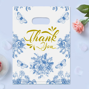 Sacs en plastique imprimés <span class=keywords><strong>PE</strong></span> pour cadeaux, sacs rétractables pour vêtements, sacs de remerciement pour le shopping – Vente en gros transfrontalière ZD Factory - Product Image 4