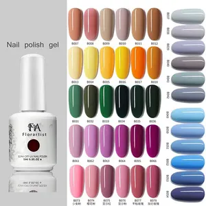 Customized logo Organic Nail Polish 2000 colors healthy eco friendly UV gel nail polish with nail supplies