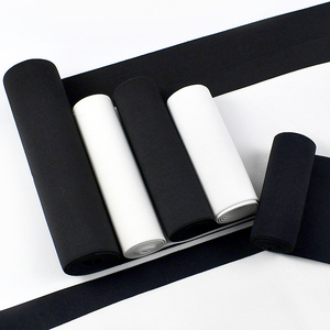 Meetee AP355 10-20cm DIY accesorios de costura negro blanco cinturón de ganchillo banda elástica correa para vestido ropa cintura banda de goma - Product Image 3