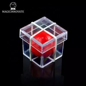 <span class=keywords><strong>1</strong></span> Set Magia accesorios bola penetrando a través de caja mago profesional Magia divertido trucos de Magia de juguete de los niños - Product Image 2