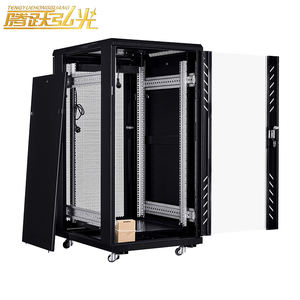 Rack de serveur réseau à cadre ouvert insonorisé de 19 pouces Rack de serveur debout au sol 22u Équipement réseau Rack de serveur court - Product Image 4