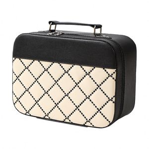 Bolsa de Maquillaje para el Cuidado de la Piel, Portátil, de Gran Capacidad, para Mujer, Marca BSCI, Estuche de Maquillaje Pequeño y Portátil para Viaje - Product Image 1