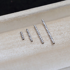 Accesorios de Joyería DIY de Plata S925, Tubo Pequeño Recto de 6mm 10mm 15mm, Collar Largo, Pulsera, Nuevo 5166 - Product Image 2