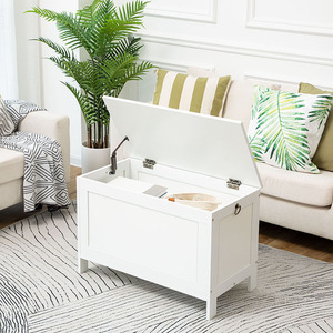 Baúl de Almacenamiento Blanco al por Mayor, Camión de Almacenamiento de Juguetes de Madera Blanca Moderna <span class=keywords><strong>para</strong></span> Organizar Juguetes, Caja de Almacenamiento de <span class=keywords><strong>Ropa</strong></span> de Madera, Banco de Almacenamiento - Product Image 4