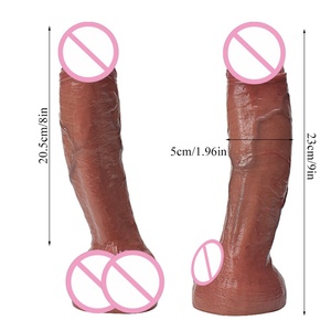 Dildo de silicona líquida impermeable, grueso, suave, con tacto <span class=keywords><strong>real</strong></span>, kit de placer para viajes, grado profesional. - Product Image 5