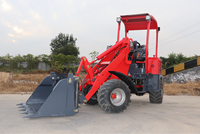 Mini caricatore frontale a ruota elettrica Haohong da 600kg