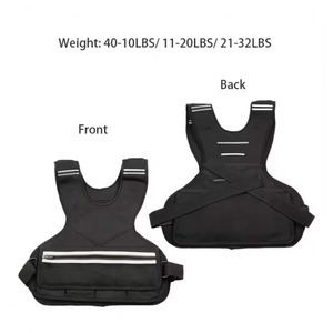Gilet lesté invisible pour équipement de fitness, avec bande réfléchissante, pour sac de sport extérieur, vêtements lestés pour la course et l'entraînement, ensemble complet - Product Image 3