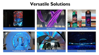 Écran d'affichage incurvé LED souple P2.5 pour cabine DJ, intérieur, couleur intégrale, 8K HDR10+, étanche, pour festivals de musique