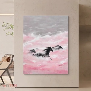 ภาพวาดสีน้ำมันสไตล์นามธรรม ภาพม้า<span class=keywords><strong>วิ่ง</strong></span> วาดด้วยมือ บนผ้าใบ ภาพศิลปะตกแต่งบ้านสไตล์อิมเพรสชั่นนิสต์ ภาพวาดสีน้ำมันสมัยใหม่ - Product Image 4