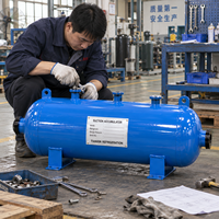 Réservoir de siphon en acier au carbone, réservoir sous pression pour équilibrage de liquide réfrigérant de chambre froide à vis