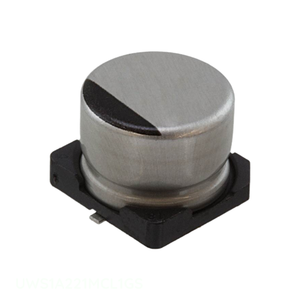 ตัวเก็บประจุแบบฝาปิด UWS1A221MCL1GS สารส้ม220 uF 20% 10V SMD 220 uF - Product Image 1