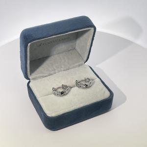 Pendientes de Aro de Latón Chapados en Oro Estilo Hip-Hop Geométrico de Tianyu Gems con Diseño de Cadena Gruesa y Sin Piedras Preciosas - Product Image 2