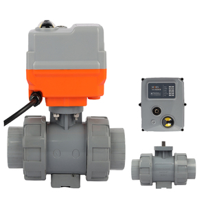 2-Way 12V/24V DC điện ROTARY điều khiển cpvc nhựa cơ giới bóng van Thiết bị truyền động tự động lưu lượng nước mover OEM hỗ trợ - Product Image 2