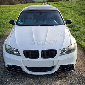 Kit carrosserie tuning noir brillant pour pare-chocs avant, lèvre de spoiler et diffuseur pour BMW Série 3 E90 320i 330i M-Tech LCI 2009-2012 - Product Image 6