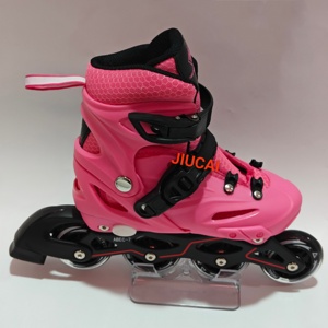 Zapato de patinaje sobre ruedas intermitente Soy Luna 4 ruedas <span class=keywords><strong>Quad</strong></span> ajustable Material de PU <span class=keywords><strong>patines</strong></span> para <span class=keywords><strong>comprar</strong></span> para niños - Product Image 6