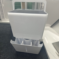 Déshumidificateur électrique à compresseur en plastique Manja Factory 10L 12L, anionique, WiFi, silencieux, pour usage domestique et commercial, contrôle tactile, R290