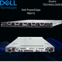原装戴尔 PowerEdge R6615 1U 机架式服务器，配备 AMD EPYC 9004 处理器、DDR5 内存，适用于虚拟化、云 computing、数据中心