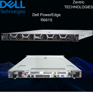 Serveur rack Dell PowerEdge R6615 1U d'origine avec processeur AMD EPYC 9004, mémoire DDR5 pour la virtualisation, le calcul en cloud et les centres de données - Product Image 3