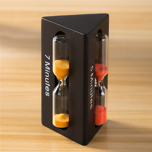 Minuteur à sable en bois noir pour thé, 1, 3, 5 minutes, pour infuseur à thé - Product Image 6