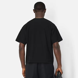 OEM 180 Gsm Cotton Heavy <b>Weight</b> Boxy T Shirt Design Plus Size Men's Shirts Manufacturer Drop Shoulder <b>Blank</b> Oversized T-shirt - Product Image 3