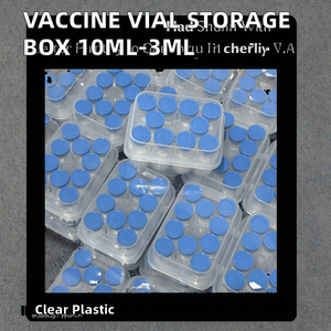 Wholesale <b>Plastic</b> <b>Boxes</b> for Vaccine Bottle Storage 10ml 7ml 5ml 3ml Vial Holder Case for Peptide Packaging - Product Image 2