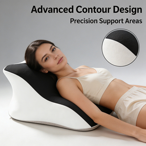 Nouvel Oreiller de Protection du Cou <span class=keywords><strong>Double</strong></span> en Mousse à Mémoire de Forme pour Couples, Époux et Épouses, pour un Sommeil Optimal et un Soulagement des Bras - Product Image 2