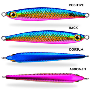 NOUVEAU MAJOR Leurre Jig en Plomb Métallique 7g-30g Coulant avec Yeux 3D pour Pêche au Bass en Eau Salée et Jigging - Product Image 6