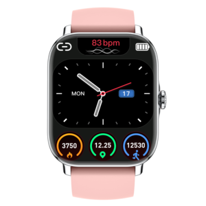Smartwatch Unisex P72 Quadrato con Ricarica Magnetica, Impermeabile IP67, <span class=keywords><strong>GPS</strong></span>, Assistente Vocale AI, Tracker Fitness Multisport, Cinturino in Silicone TFT - Product Image 3