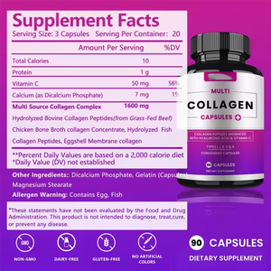 Creme em Cápsulas de Colágeno de DNA de Salmão e Glutationa com Peptídeos Marinhos para Clareamento e Iluminação da Pele, Uso Adulto - Product Image 6