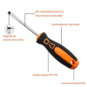 Destornillador <span class=keywords><strong>de</strong></span> Grado Industrial con Recubrimiento <span class=keywords><strong>de</strong></span> Goma Resistente y Acabado Cromado, Mango Resistente a Impactos, Compatible con Todos los Tipos <span class=keywords><strong>de</strong></span> Tornillos, OEM - Product Image 5