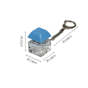 Tùy chỉnh LED Keycaps chuyển đổi Keychain trống giải nén Bàn phím bồn chồn đồ chơi nút căng thẳng cứu trợ Quà Tặng - Product Image 4