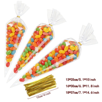Sac à pâtisserie triangulaire personnalisé 8'' 12'' 14'' 16'' 18'' pour bonbons, cornets de crème glacée, équipement de boulangerie en CPP pour la décoration de gâteaux et le travail du glaçage