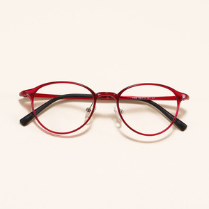 Gafas Ópticas Ovaladas de Tungsteno <span class=keywords><strong>y</strong></span> Carbono Ultraligeras al por Mayor, Montura Óptica Pequeña de Estilo Retro, Gafas para Estudiantes - Product Image 3