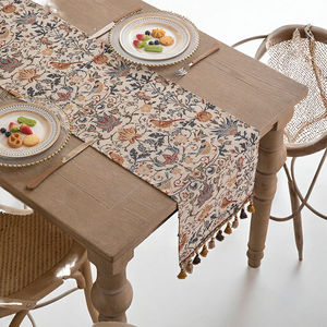 Camino de Mesa Tejido Bohemio de Summer Anne's, Duradero, con Colores Brillantes y Cuentas Florales, para Bodas, Hogar y Hoteles - Product Image 3