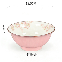 Bol en céramique personnalisé de haute qualité, écologique, petit format, résistant au four et au congélateur, non toxique, nouveau style chinois