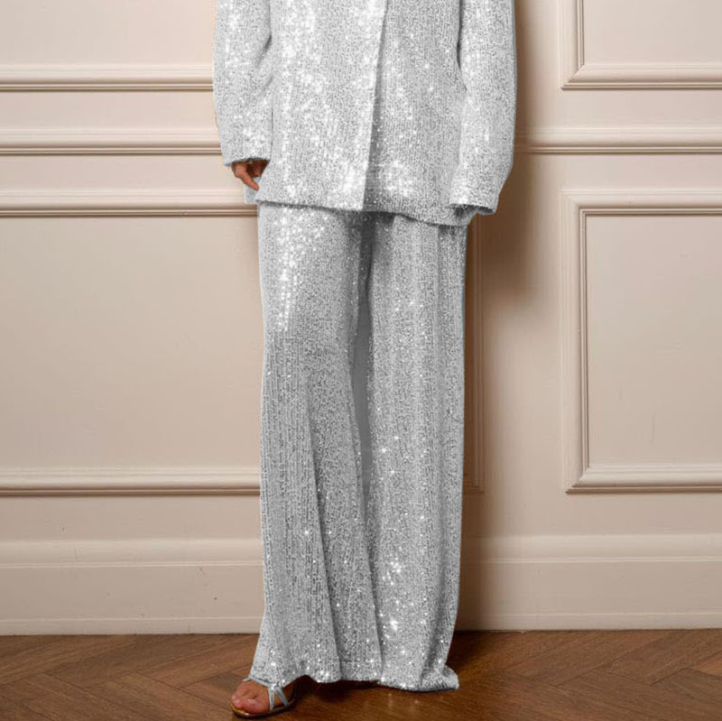 Pantalon argenté