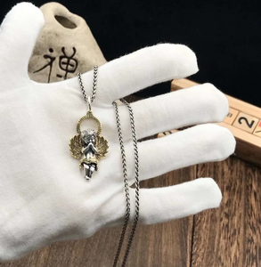 Kustom 925 perak murni liontin sayap malaikat kalung modis perhiasan untuk pesta hadiah ulang tahun terbaik menampilkan lucu - Product Image 3