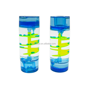 Temporizador Líquido <span class=keywords><strong>de</strong></span> Acrílico Personalizado para Niños, Decoración Líquida con Gotas <span class=keywords><strong>de</strong></span> Agua y Arena, Juguete Antiestrés para Niños, Estudiantes y Enfoque - Product Image 3