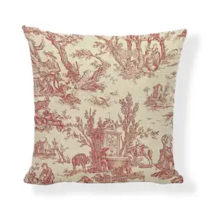 Housses d'oreiller en cuivre de haute qualité, décoration écologique, coton personnalisé jetable Offre Spéciale coussins, housse de coussin en lin français