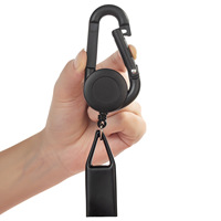 Porte-briquet rétractable avec clip, vente en gros d'usine 2026, logo personnalisé, briquet haut de gamme, simplicité, laisse pour briquet