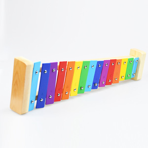 Glockenspiel Xylophone Orff Portable 15 Notes Arc-en-ciel pour Enfants - Instrument de Percussion Musical en Gros - Product Image 3