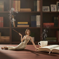 Diffuseur de parfum artisanal en ABS, sculpture abstraite moderne, figurine féminine, décoration artistique