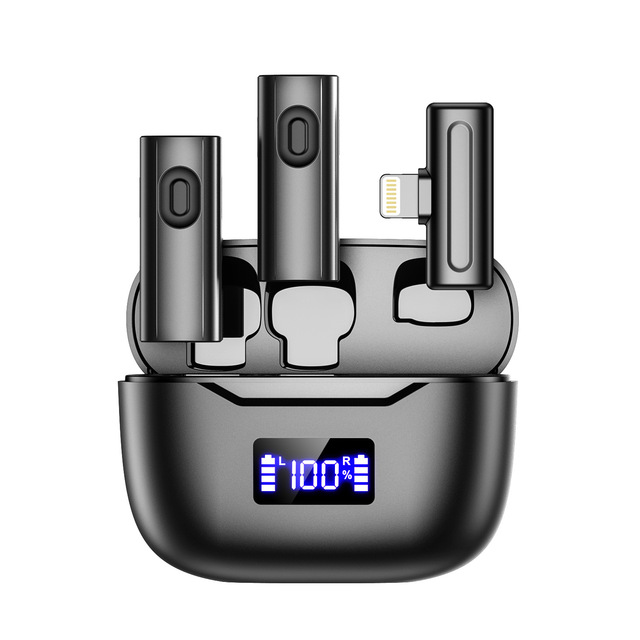 Custom Wholesale Wireless Private-mold Lavalier Microphone M1 ( Version) Featuring Intelligent Noise Reduction Long Battery