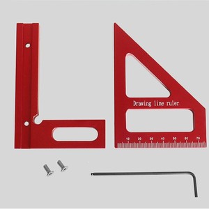 Độ Chính Xác Cao Hợp Kim Nhôm Đa Chức Năng Thước Kéo Bevel Cắ<span class=keywords><strong>t</strong></span> Tam Giác Cai Trị Cho Chế Biến Gỗ Bố Trí DIY Công Nghiệp Sử Dụng Odm - Product Image 3