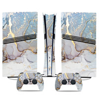 Autocollants complets pour manettes PS5 Pro Digital Edition et skins de console - Sans bulles, protection intégrale