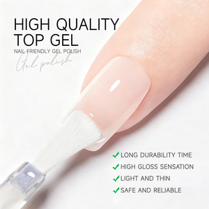 AiBevoow Private Label UV-Nagel gel liefert kostenlose Probe 15 ML Hochwertiges Top Coat Top Gel für Nagels tudio - Product Image 4