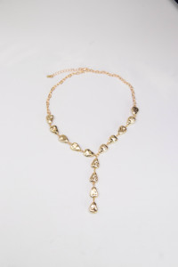 Collier unisexe classique bohème asymétrique baroque haut de gamme en forme de Y avec pendentif irrégulier et chaîne de clavicule en argent – Vente en gros - Product Image 3