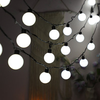 Tente de camping d'été pour jardin extérieur, auvent G50, guirlande lumineuse LED étanche, petites lumières colorées en forme de cristal
