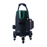 Niveau laser rotatif auto-nivelant 5 lignes horizontales et verticales, outils de mesure et de nivellement laser croisé